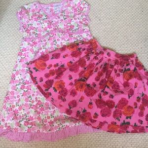 Girls dress and skirt for pink lovers